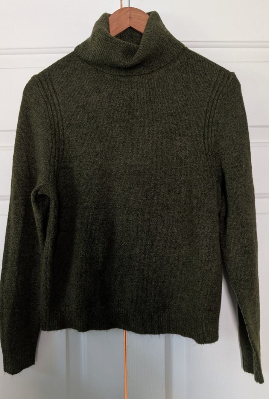 A New Day Green Cozy Soft Turtleneck Sweater